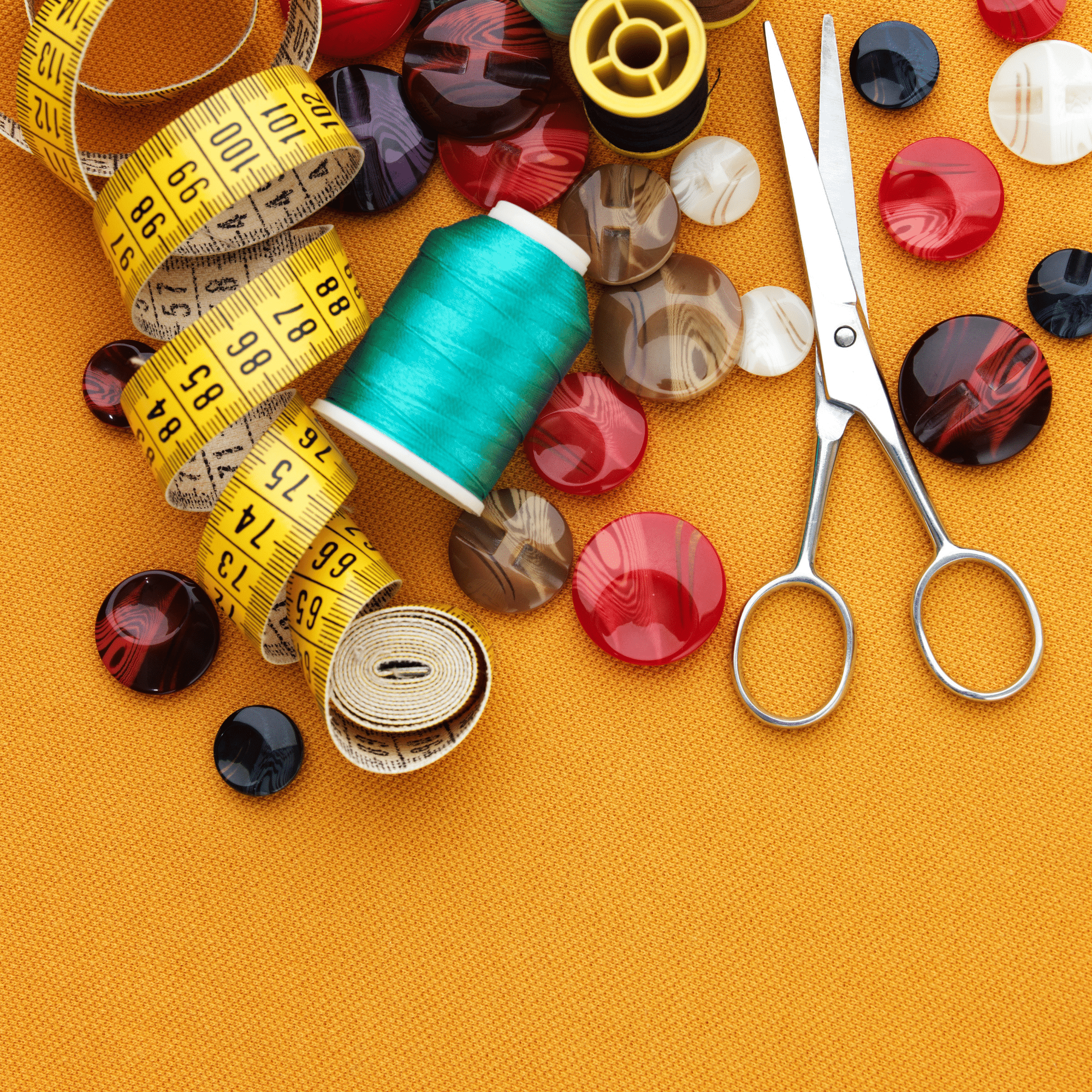Fabric, thread, and sewing supplies